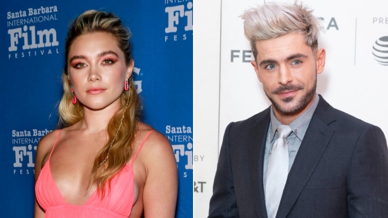 Florence Pugh et Zac Efrom côte à côte