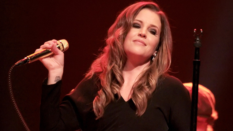 Lisa Marie Presley en spectacle