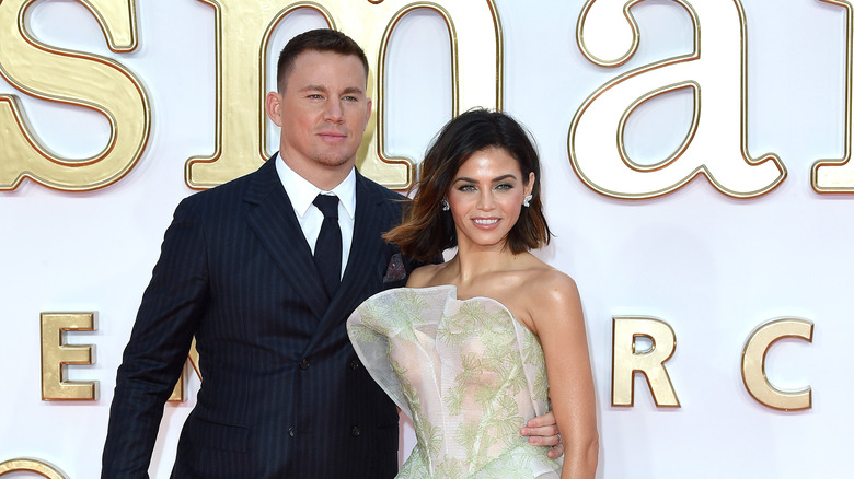 Channing Tatum et Jenna Dewan posent 