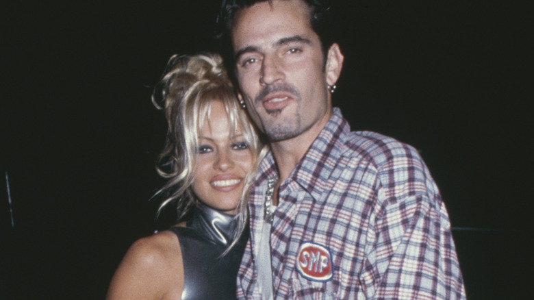 Tommy Lee et Pamela Anderson photographiés lors de l'événement