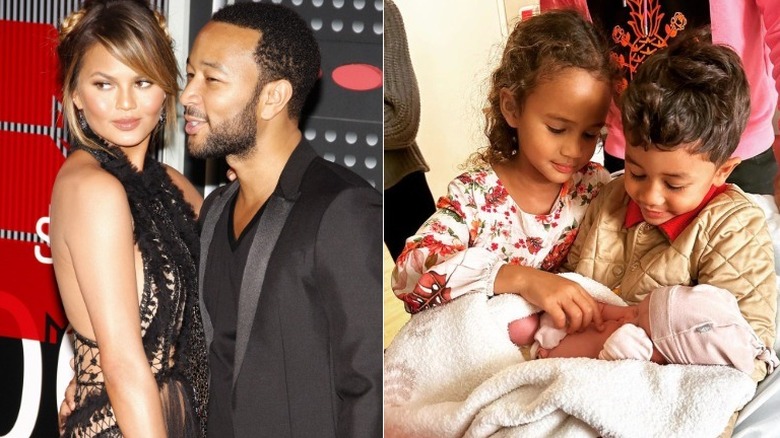 Chrissy Teigen, John Legend et les enfants