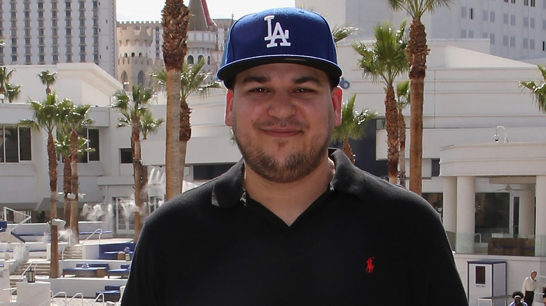 Rob Kardashian souriant