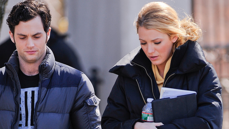 Penn Badgley et Blake Lively