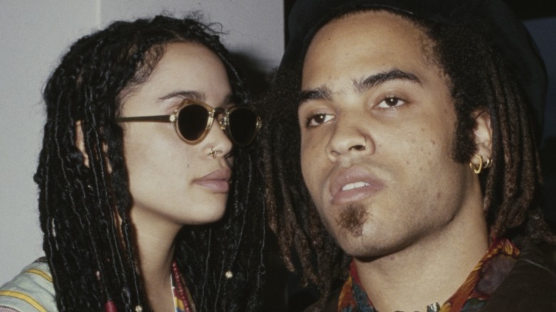 Lisa Bonet et Lenny Kravitz