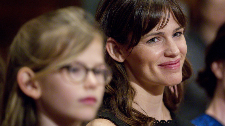 Violet Affleck aux côtés de Jennifer Garner 