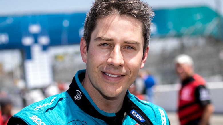 Arie Luyendyk Jr. en combinaison de course