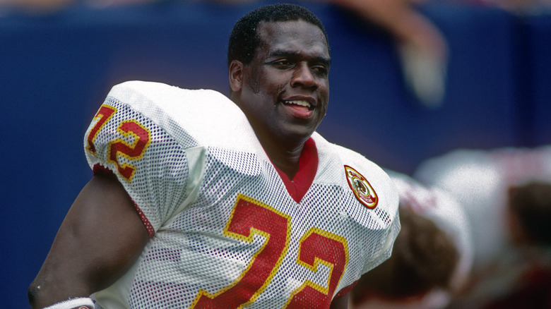 Dexter Manley en uniforme des Redskins