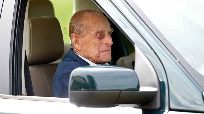 Le prince Philip au volant 