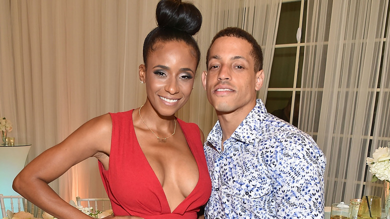 Miko Grimes et Brent Grimes posant 