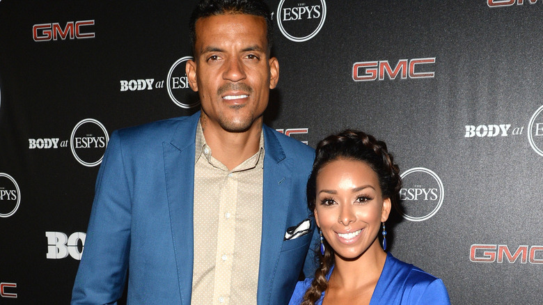 Matt Barnes et Gloria Govan posant ensemble