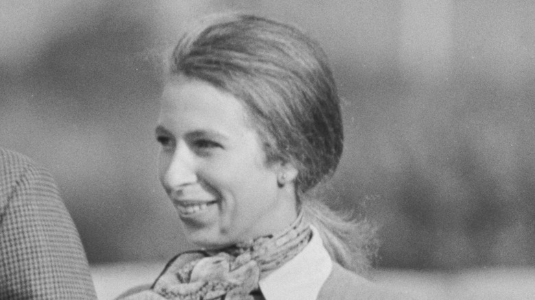 Princesse Anne souriante