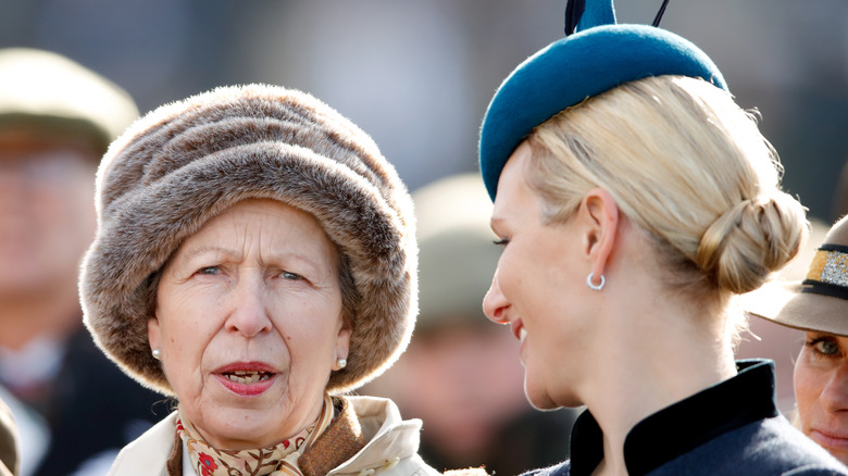 La princesse Anne et sa fille Zara