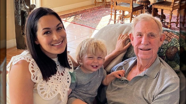 Brie Bella avec son oncle Tom