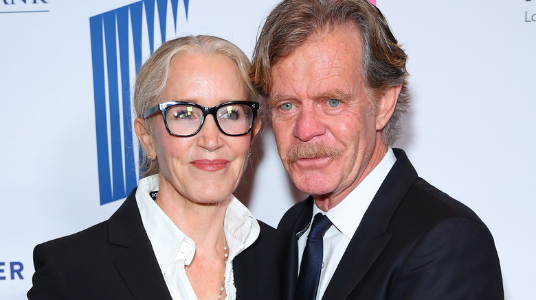 Felicity Huffman posant avec son mari William H. Macy