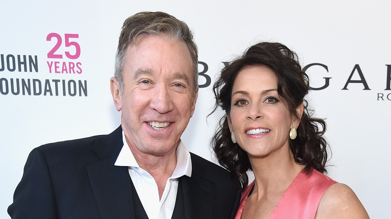 Tim Allen et Jane Hajduk souriant