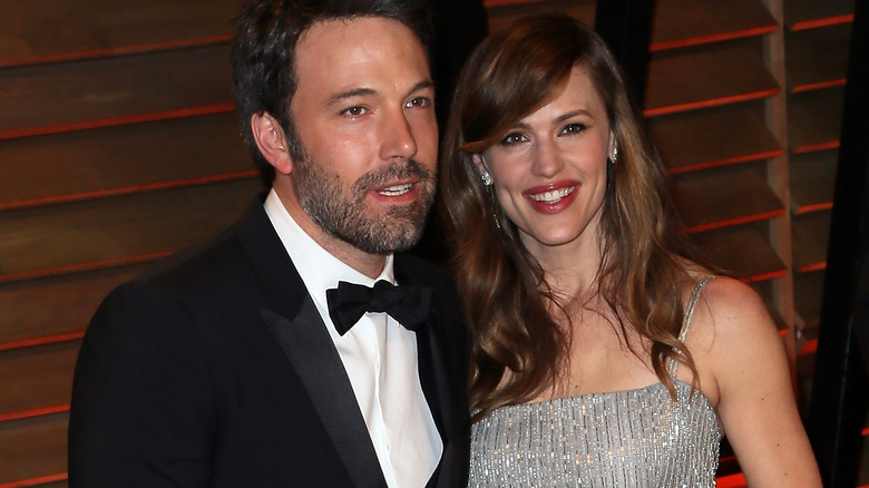 Ben Affleck et Jennifer Garner sur un tapis rouge