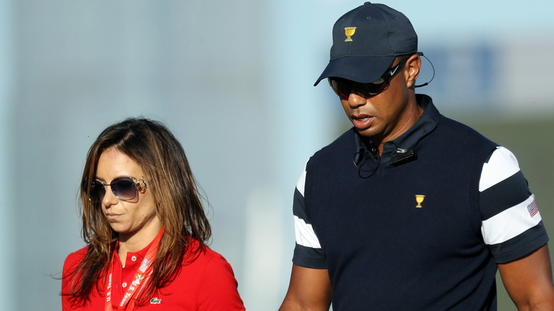 Erica Herman et Tiger Woods