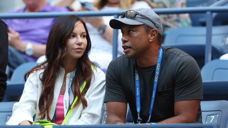 Erica Herman et Tiger Woods