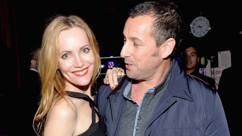 Leslie Mann et Adam Sandler aux CinemaCon Big Screen Achievement Awards en 2014