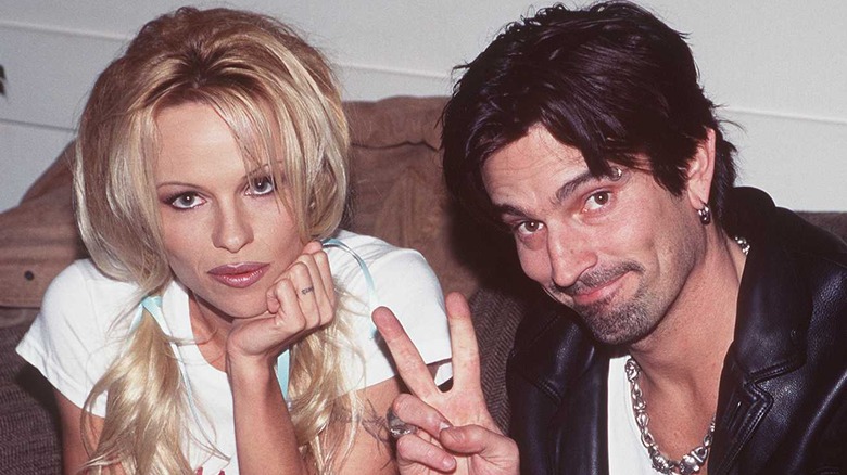 Pamela Anderson et Tommy Lee plus jeunes 