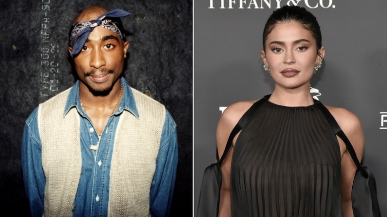 Tupac, Kylie Jenner posant