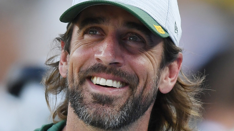 Aaron Rodgers souriant