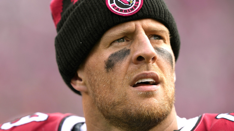 JJ Watt sur le terrain