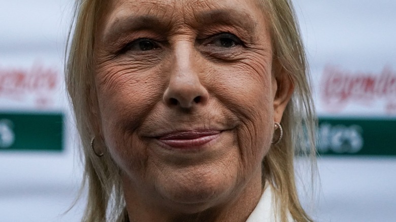 Martina Navratilova souriante