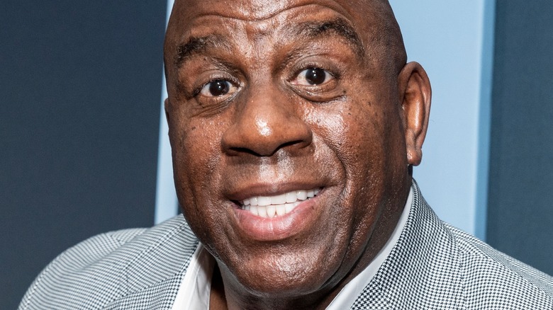 Magic Johnson souriant