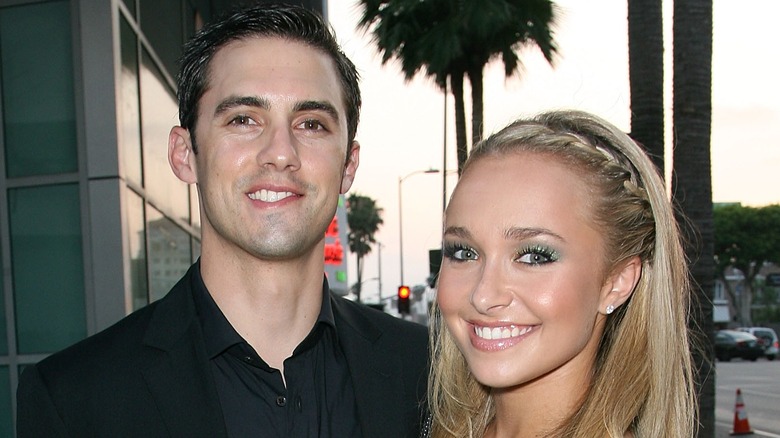 Milo Ventimiglia et Hayden Panettiere souriant