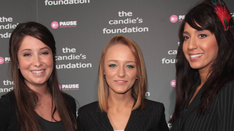 Bristol Palin, Maci Bookout et Farrah Abraham souriant