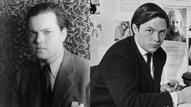 Orson Welles et Michael Lindsay-Hogg 