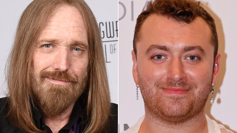 Tom Petty et Sam Smith ont un léger sourire