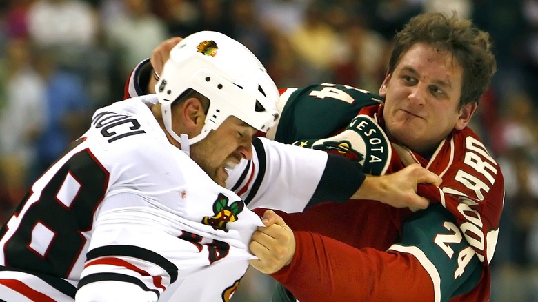 Derek Boogaard lors d'un événement 