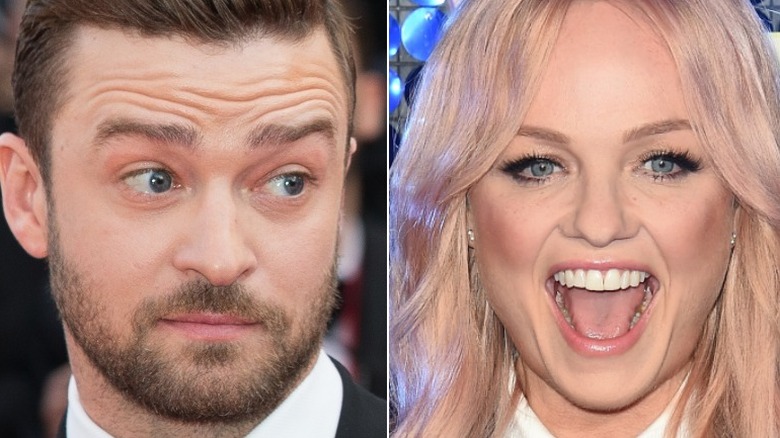 Justin Timberlake a surpris Emma Bunton en train de rire