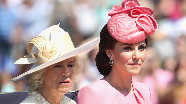 Camilla et Catherine lors d'un événement 