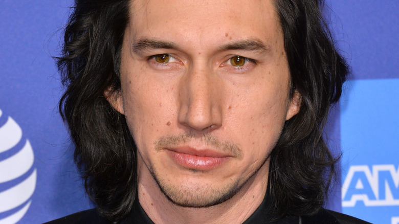 Adam Driver posant