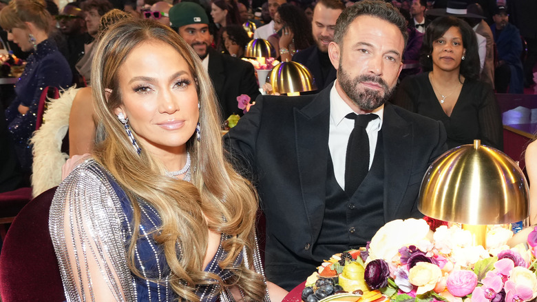 Jennifer Lopez et Ben Affleck posent