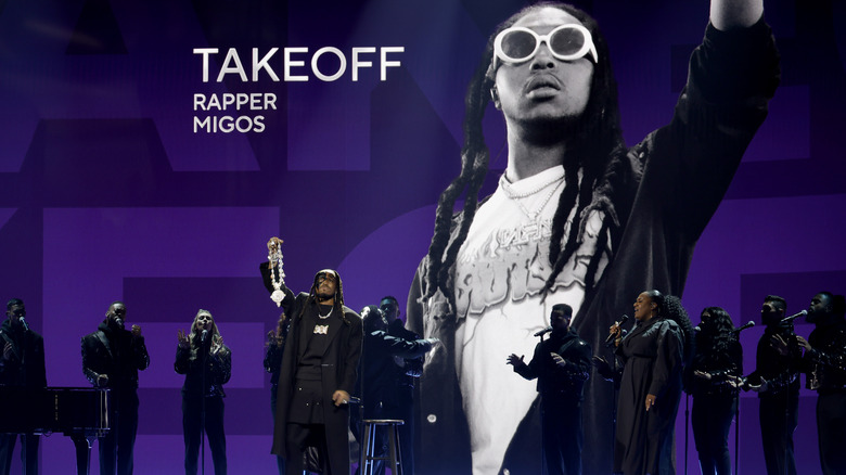 Quavo rend hommage à Takeoff aux Grammys 2023