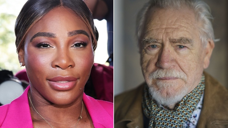 Serena Williams et Brian Cox posant pour une photo