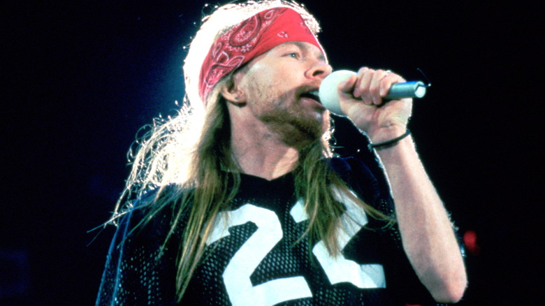 Axl Rose sur scène 