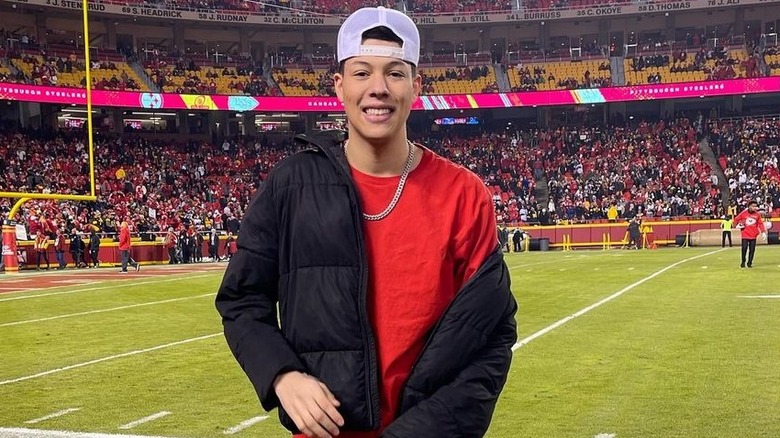 Jackson Mahomes souriant