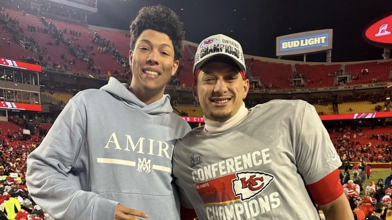 Jackson Mahomes et Patrick Mahomes