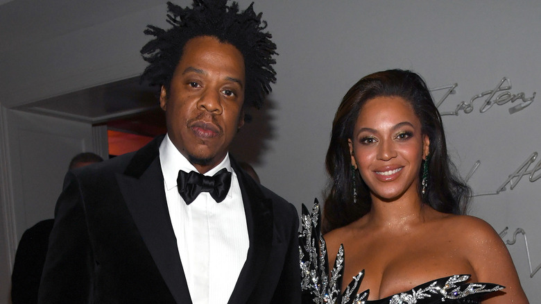 Jay-Z et Beyoncé posent