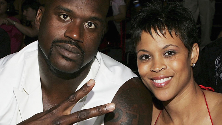 Shaquille O'Neal et Shaunie Henderson posent