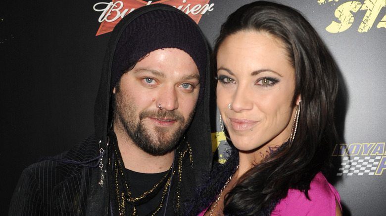 Bam Margera posant avec sa femme Nicole Boyd