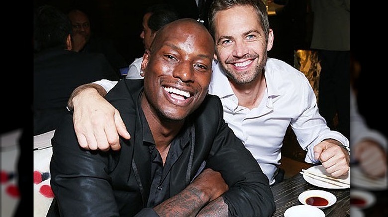 Tyrese Gibson, Paul Walker souriant