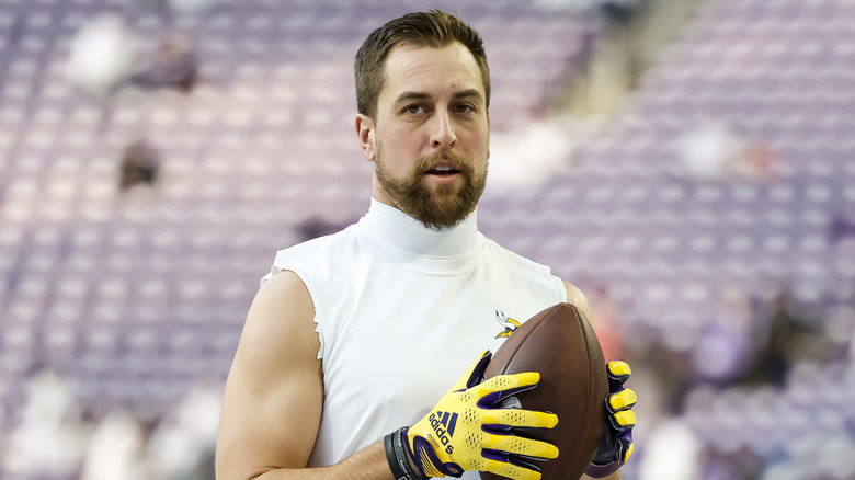 Adam Thielen sur le terrain de football