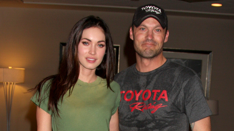 Megan Fox et Brian Austin Green assistent au Grand Prix Toyota