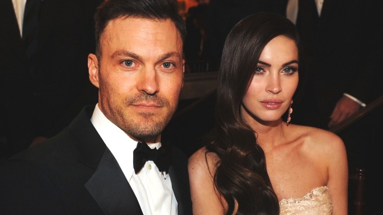 Brian Austin Green et Megan Fox posent ensemble 